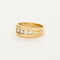 Bague 52 Bague or jaune et diamants 58 Facettes DV0726-2-52-1