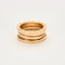 Bague 54 BULGARI - Bague "B.Zero 1" en or rose 58 Facettes DV6268-1