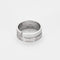 Bague 54 DINH VAN - Bague Seventies moyen modèle or gris et diamant 58 Facettes DV0502-4