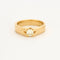 Bague 63 Bague solitaire or jaune et diamant 58 Facettes DV0375-3-63-2