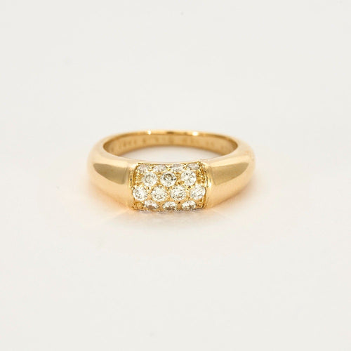 Bague 53 VAN CLEEF & ARPELS- Bague "Philippine",  or jaune et diamants 58 Facettes DV0730-5-53-2