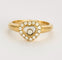 53 CHOPARD - HAPPY HEART - Bague en or jaune et diamants 58 Facettes DV0739-1-53-2