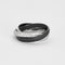 Bague 53 CARTIER - Trinity - Bague or gris, diamants et céramique - Petit Modèle 58 Facettes DV6651-1-53