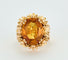 Bague 54 Bague or jaune et chrysobéryl 58 Facettes DV0730-4-54-3
