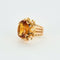 Bague 54 Bague or jaune et chrysobéryl 58 Facettes DV0730-4-54-3