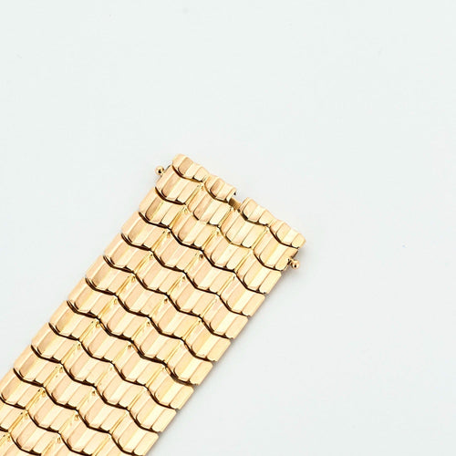 Bracelet Bracelet ruban or jaune 58 Facettes DV0730-1