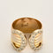 Bague 46 CARTIER - Bague C de Cartier trois ors et diamants. 58 Facettes DV0021-6