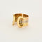 Bague 48 CARTIER - Bague Double C ors trois tons 58 Facettes DV0021-8