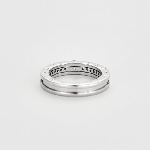 Bulgari, "B.Zero1"  Bague solitaire , or gris et diamants