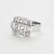 Bague 58 Bague en or gris et diamants taillés en rose 58 Facettes DV0013- 21-58-2