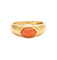 Bague 50 VAN CLEEF & ARPELS - Bague jonc Or jaune et Corail 58 Facettes DV7057-1-50-2