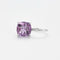 Boucles d'oreilles Boucles d'oreilles en Or gris, Améthystes et Diamants 58 Facettes DV0624-28