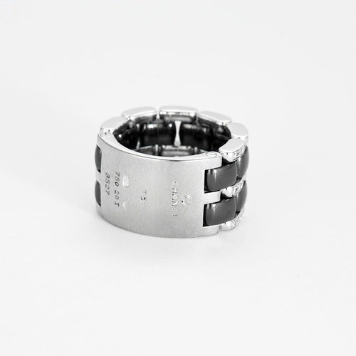 Bague 51 CHANEL -  Ultra - Bague céramique et diamants 58 Facettes DV6959-2