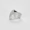 Bague 57 Bague Or gris  et Diamants 58 Facettes DV4216-1-57