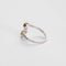Bague 54 Bague Toi & Moi, Or gris, saphir jaune et grenat spessartite 58 Facettes DV4216-2-54