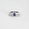 Bague 52 Bague or gris saphir et diamants 58 Facettes DV4836-1