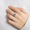 Bague 52 Bague or gris saphir et diamants 58 Facettes DV4836-1