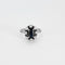 Bague 55 Bague marguerite en or gris saphir et diamants 58 Facettes DV1101-28-55-2