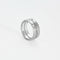 Bague 50 DINH VAN- Bague Or gris "Seventies" moyen modèle et diamant 58 Facettes DV0769-1-50-25