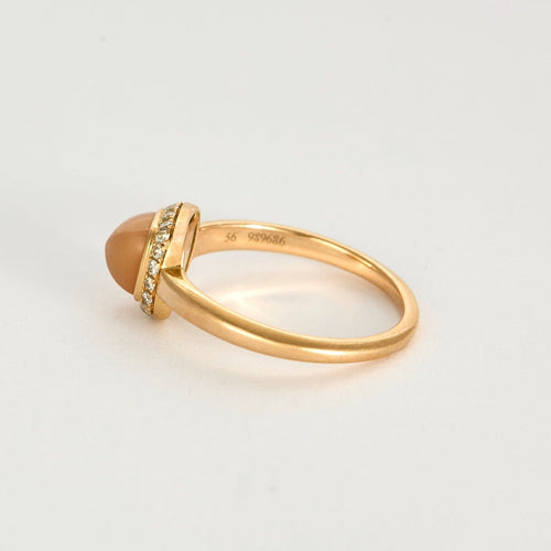 Bague FRED-  Bague de la collection "Pain de sucre" en or rose , quartz rose et diamants 58 Facettes DV0771-3