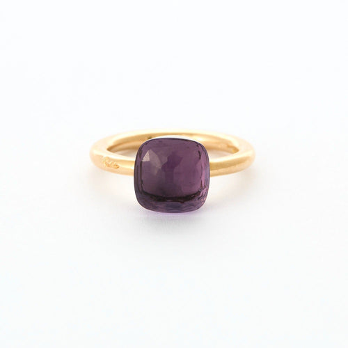 Bague POMELLATO NUDO Classique - Bague or rose, or gris et Améthyste 58 Facettes DDV7078-1