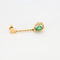 Boucles d'oreilles Pendants d'oreilles en Or jaune, Emeraude et Diamants 58 Facettes DV0751-5