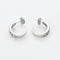 Boucles d'oreilles MESSIKA - MOVE CLASSIQUE - Paire de créoles, Or blanc  et Diamants 58 Facettes DDV7659-1
