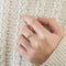 Bague 51 DIOR - Bois de Rose - Bague Or blanc et Diamants 58 Facettes DV7971-1-51-2