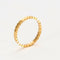Bague 57 CHAUMET- Alliance " Bee My Love" en or jaune 58 Facettes DV0771-2-57-3
