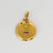 Pendentif AUGIS- Ancienne Médaille d'Amour, or jaune et rubis 58 Facettes DV7434-1