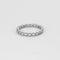 Bague Bague alliance américaine Or blanc et Diamant 58 Facettes DDV4440-10