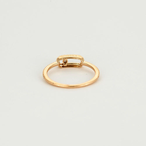 Bague 53 MESSIKA - MOVE UNO - Bague Or rose et Diamants 58 Facettes DV6863-1-53-2
