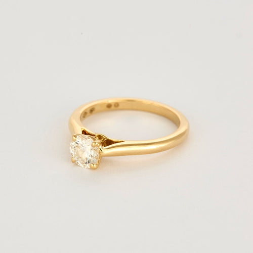 Bague 48 CARTIER - 1895- Solitaire or jaune et diamant 58 Facettes DV0768-1-48-2