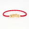 FRED-CHANCE INFINIE- Bracelet moyen modèle en or rose et diamants et 10 câbles nylon 58 Facettes DV0581-28