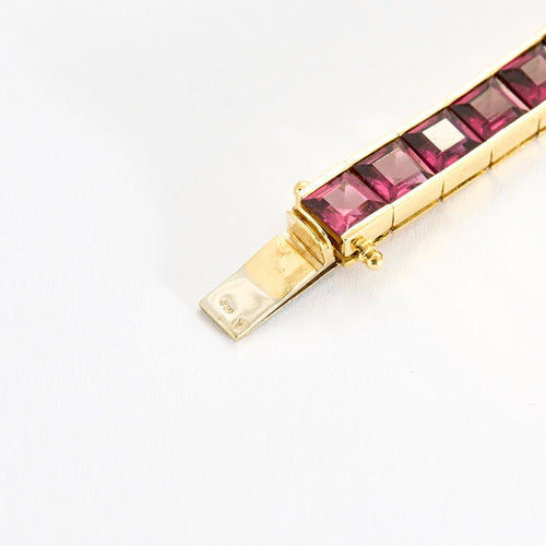 Bracelet STERN- RAINBOW-Bracelet rivière or jaune et pierres de couleur 58 Facettes DV6539-1