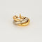 Boucles d'oreilles CARTIER- TRINITY-Créoles trois ors  jaune, blanc et rose 58 Facettes DV7242-1