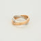 Bague 53 CARTIER - Double Love - Bague Or rose et blanc et Diamants 58 Facettes DV8173-1