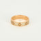 Bague 49 CARTIER - Love - Alliance Or rose et Diamants 58 Facettes DV8241-1-49-1