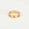 Bague 49 CARTIER - Love - Alliance Or rose et Diamants 58 Facettes DV8241-1-49-1