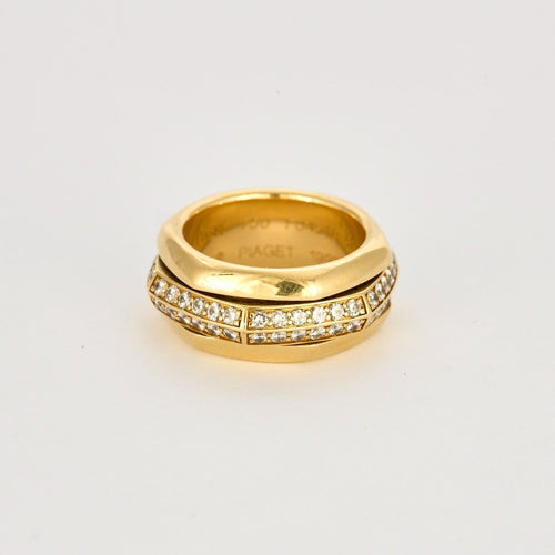 Bague 52 PIAGET - Possession - Bague en Or jaune et Diamants 58 Facettes DV7254-3-52-9