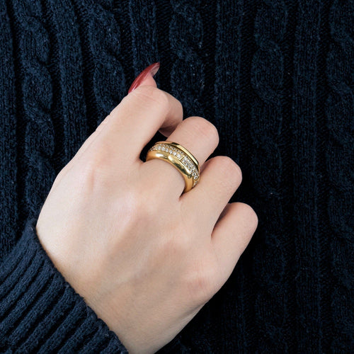 Bague 52 PIAGET - Possession - Bague en Or jaune et Diamants 58 Facettes DV7254-3-52-9