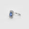 Bague 53 Bague Art Déco Platine Saphir et Diamants 58 Facettes DV6775-1