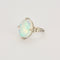 Bague 53 Bague Opale, or gris et diamants 58 Facettes DV8259-1