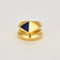 Bague 52 Bague or jaune et lapis-lazuli 58 Facettes DV0308-4-52-1