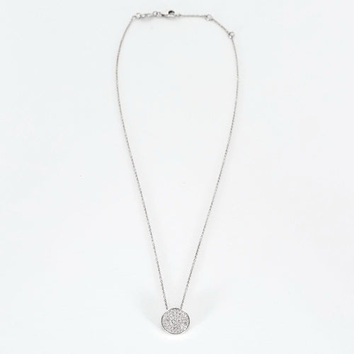 VANESSA TUGENDHAFT - Collier et pendentif en or blanc et diamants