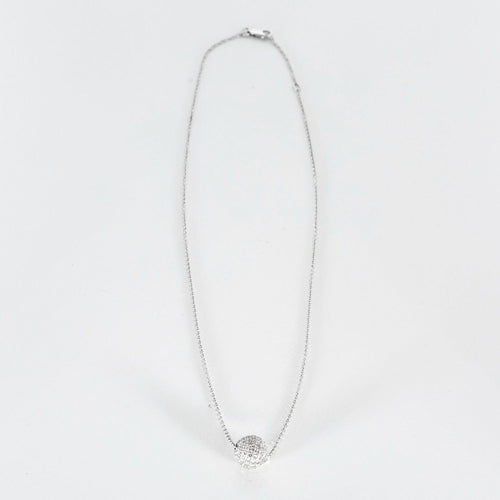 Collier Collier en or blanc et diamants 58 Facettes DDV3673-10