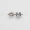 Boucles d'oreilles AKILLIS - PUZZLE- Puce d'oreille en or gris et diamants 58 Facettes DV0776-2