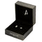 Boucles d'oreilles AKILLIS - PUZZLE- Puce d'oreille en or gris et diamants 58 Facettes DV0776-2