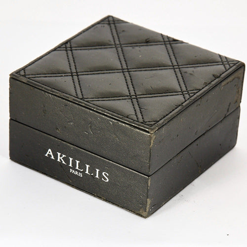 Boucles d'oreilles AKILLIS - PUZZLE- Puce d'oreille en or gris et diamants 58 Facettes DV0776-2