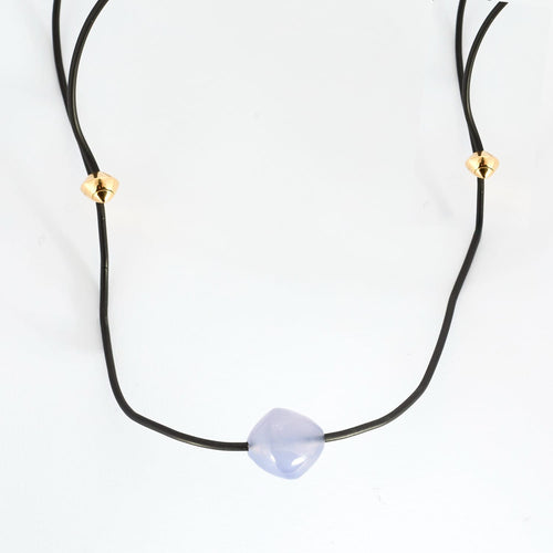 Collier VHERNIER - Collier, calcédoine 58 Facettes DV3020-15